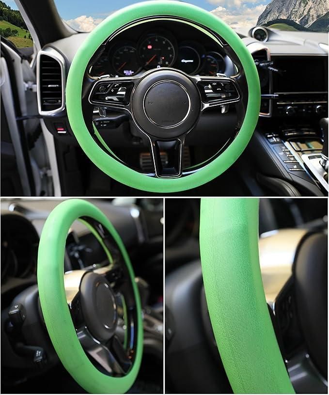 GripX™ Universal Soft Silicone Steering Wheel Cover