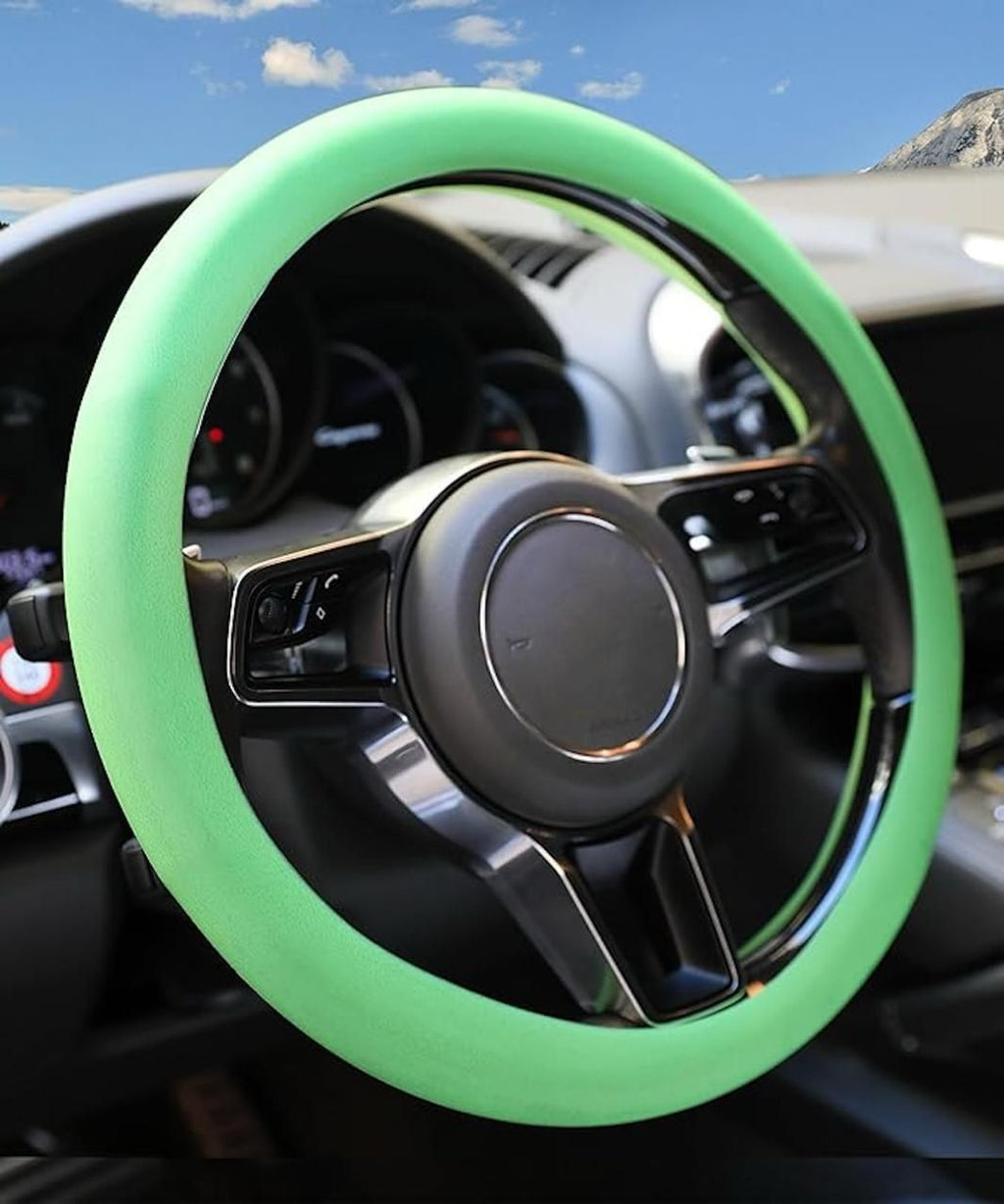 GripX™ Universal Soft Silicone Steering Wheel Cover