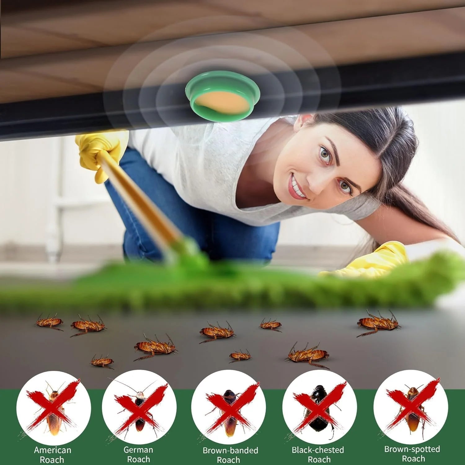 NoRoach™ Advanced Cockroach Killer Gel Powder (Pack of 24 Units)