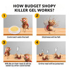 NoRoach™ Advanced Cockroach Killer Gel Powder (Pack of 24 Units)