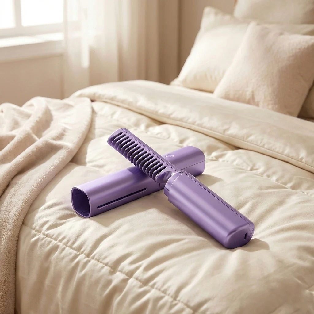 Meneflix™ Cordless Mini Hair Straightener & Hot Comb